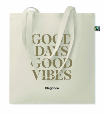 Logo trade promotional merchandise image of: Shopping bag Fairtrade