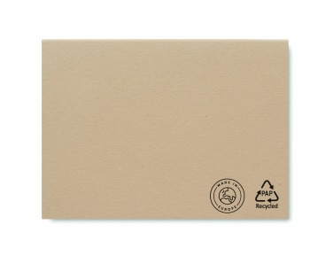 Logo trade promotional gift photo of: Recycled paper memo set