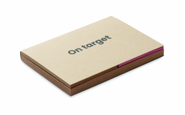 Logo trade corporate gifts image of: Recycled paper memo set