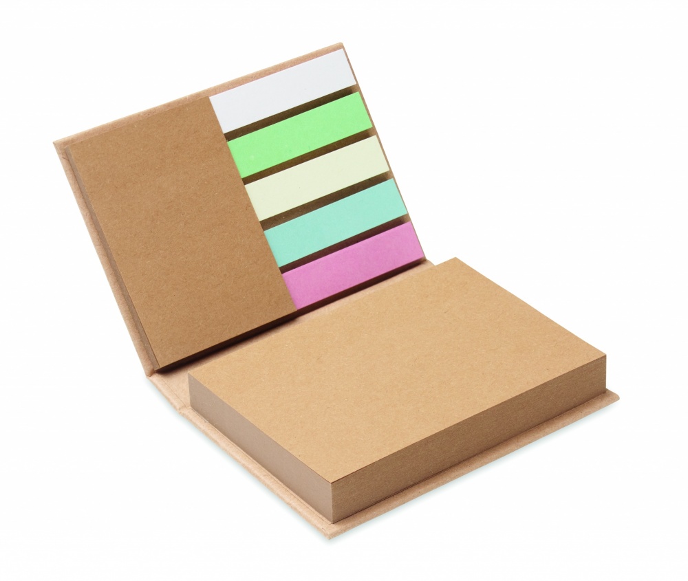 Logo trade advertising products image of: Recycled memo pad set