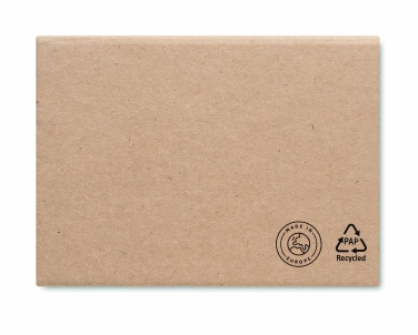 Logo trade promotional giveaways image of: Recycled memo pad set