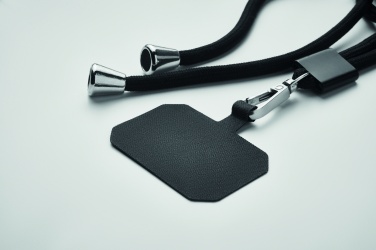 Logo trade promotional products image of: RPET Phone holder lanyard