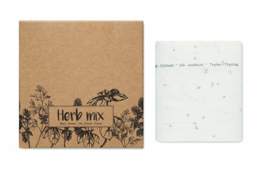 Logo trade promotional giveaway photo of: Herb seeds tape 3 meter