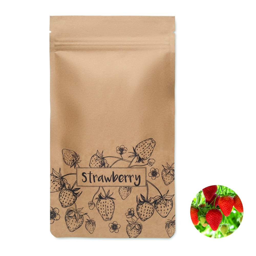 Logo trade promotional items image of: Strawberry growing kit