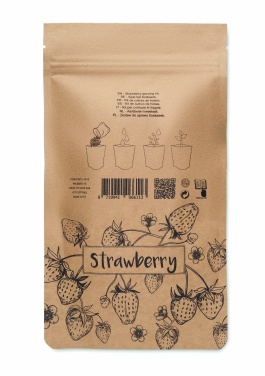 Logo trade promotional merchandise photo of: Strawberry growing kit