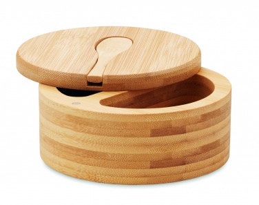 Logo trade corporate gifts picture of: Salt and pepper bamboo box