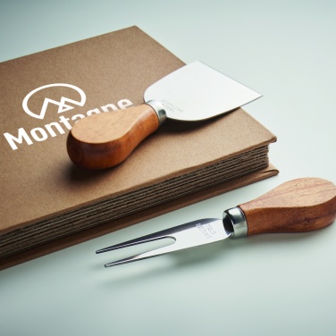 Logo trade promotional product photo of: Set of 4 cheese knives