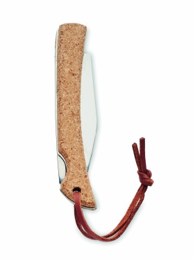 Logo trade promotional product photo of: Foldable knife with cork