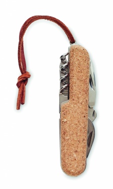 Logo trade advertising products picture of: Multi tool pocket knife cork