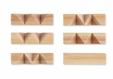 Logotrade promotional giveaways photo of: Bamboo brain teaser star shape