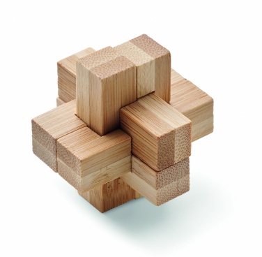 Logotrade promotional giveaway picture of: Bamboo brain teaser puzzle