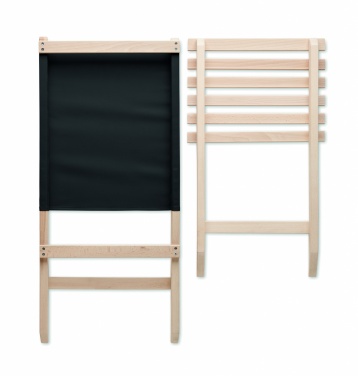 Logotrade advertising products photo of: Foldable wooden beach chair