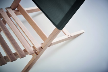 Logotrade promotional merchandise photo of: Foldable wooden beach chair