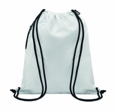 Logotrade promotional gift picture of: Large drawstring bag 300D RPET