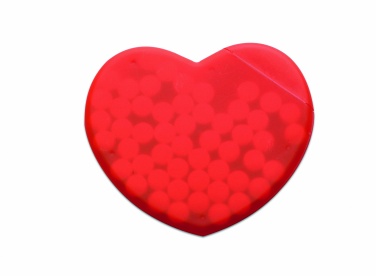 Logo trade advertising products image of: Heart shape peppermint box