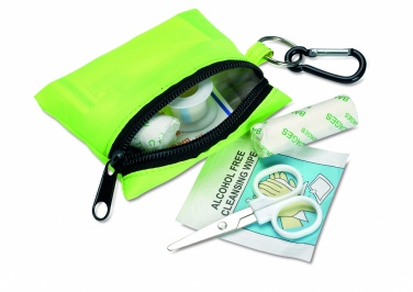 Logotrade promotional product picture of: First aid kit w/ carabiner