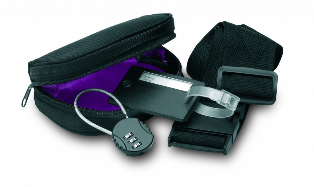 Logo trade promotional gifts image of: 3 piece travel set