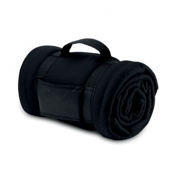 Logo trade promotional giveaways image of: Fleece blanket