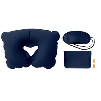 Logo trade promotional products image of: Set w/ pillow eye mask plugs