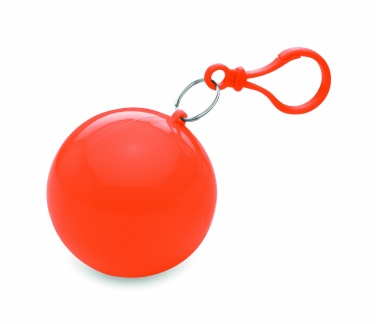 Logo trade advertising products image of: Poncho in round container
