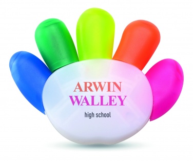 Logotrade promotional products photo of: 5 colour highlighter