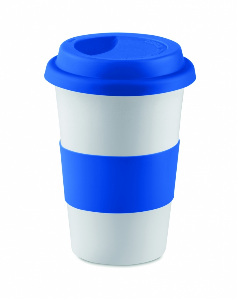 Logotrade promotional items photo of: Ceramic mug w/ lid and sleeve