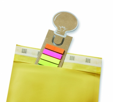 Logotrade promotional gift picture of: Bookmark with sticky memo pad