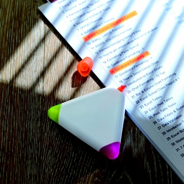 Logotrade promotional item picture of: Triangular highlighter