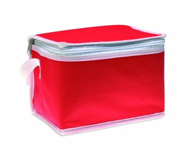 Logo trade promotional giveaways image of: Nonwoven 6 can cooler bag