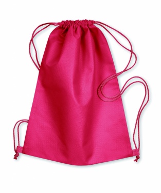 Logo trade promotional gifts image of: 80gr/m² nonwoven drawstring