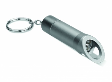 Logo trade promotional gift photo of: Metal torch key ring Ylivieska
