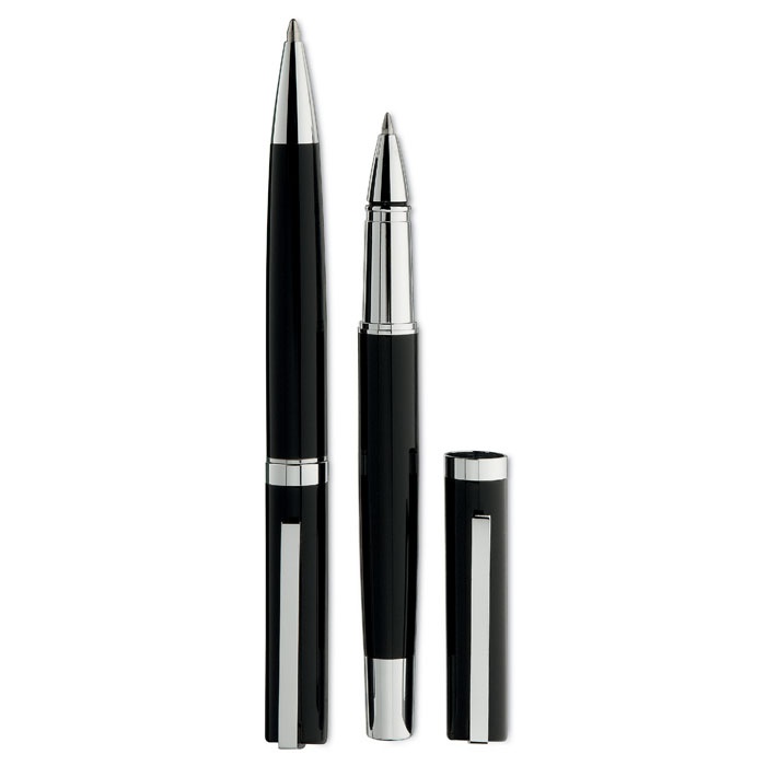Logo trade promotional products picture of: Pen and roller in paper box