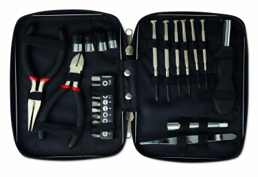 Logo trade promotional giveaways image of: 26 pcs tool in aluminium case