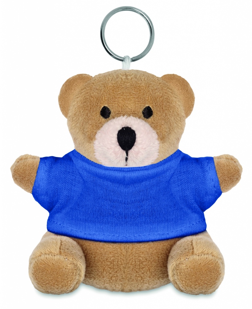 Logo trade promotional product photo of: Teddy bear key ring FINLAND