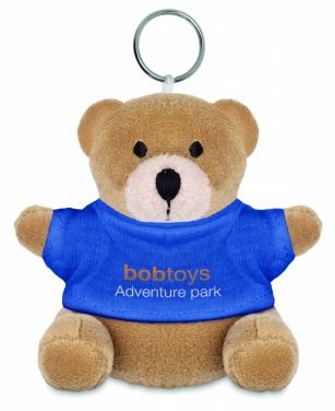 Logo trade corporate gifts picture of: Teddy bear key ring FINLAND