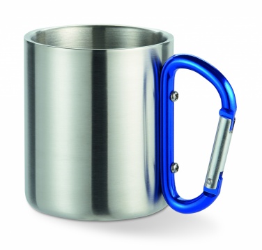 Logo trade promotional giveaway photo of: Metal mug & carabiner handle