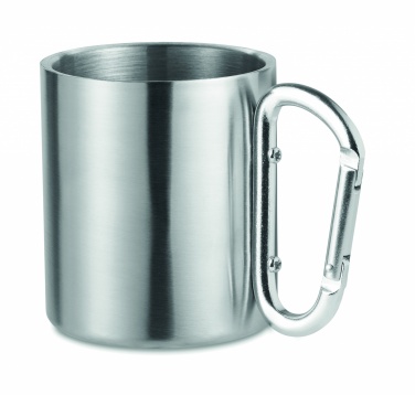 Logotrade advertising product image of: Metal mug & carabiner handle