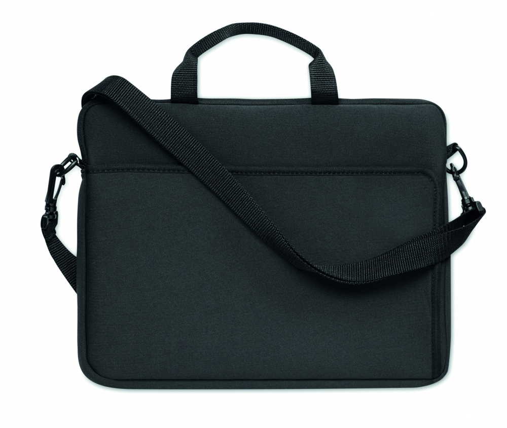 Logo trade business gifts image of: Neoprene laptop pouch