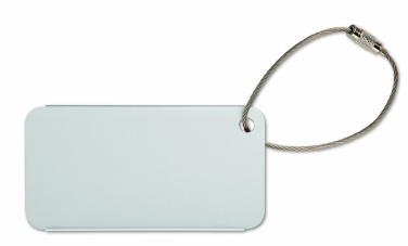 Logo trade promotional giveaways image of: Aluminium luggage tag