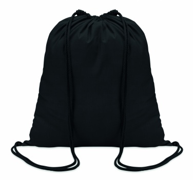 Logo trade business gifts image of: 100gr/m² cotton drawstring bag