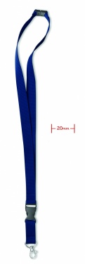 Logo trade promotional giveaway photo of: Lanyard hook and buckle 20 mm