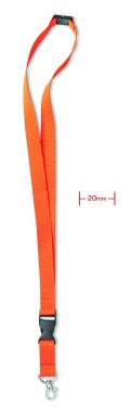 Logo trade advertising products picture of: Lanyard hook and buckle 20 mm