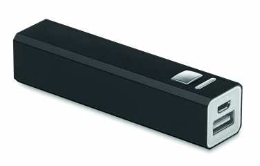 Logo trade business gifts image of: Aluminium power bank