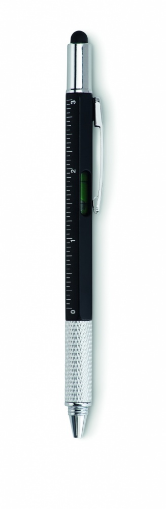 Logotrade promotional gift picture of: Spirit level pen with ruler