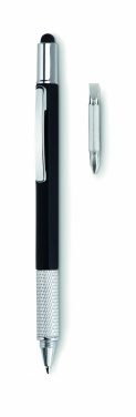 Logotrade corporate gift image of: Spirit level pen with ruler
