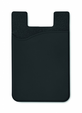 Logo trade promotional gifts image of: Silicone cardholder