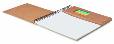 Logotrade promotional gifts photo of: Colouring set with notepad