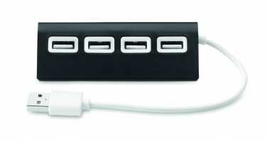Logo trade corporate gifts image of: 4 port USB hub