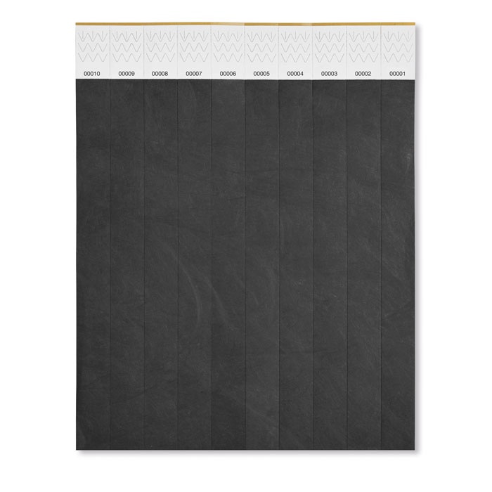 Logo trade promotional merchandise picture of: One sheet of 10 wristbands