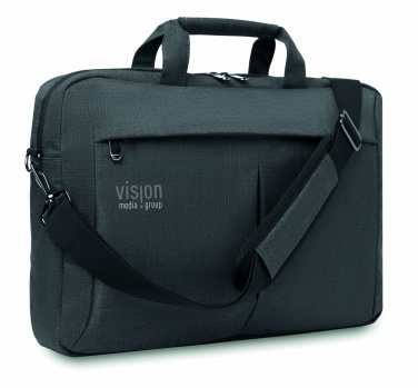 Logo trade promotional item photo of: Laptopbag in 360D polyester